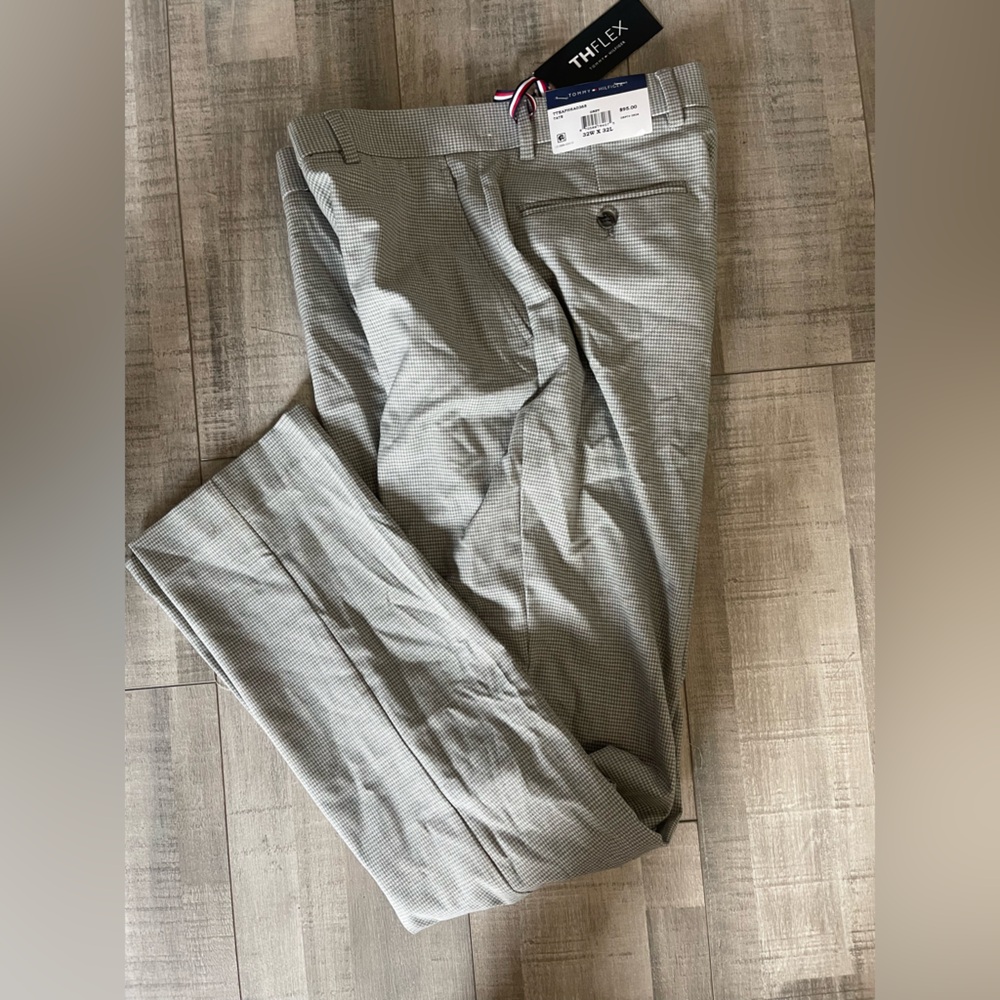 Tommy Hilfiger Men's gray Dress Pants - Picture 6 of 9